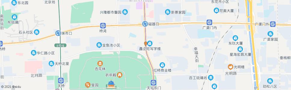 北京红桥路口北_公交站地图_北京公交_妙搜公交查询2024