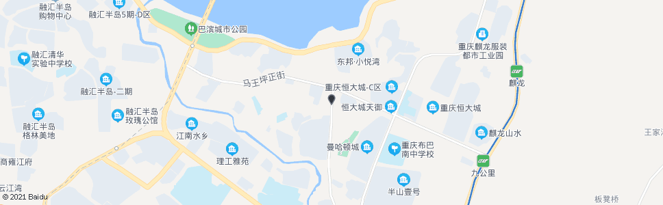 重庆巴南大道路口南(李家沱34中)_公交站地图_重庆公交_妙搜公交查询2024