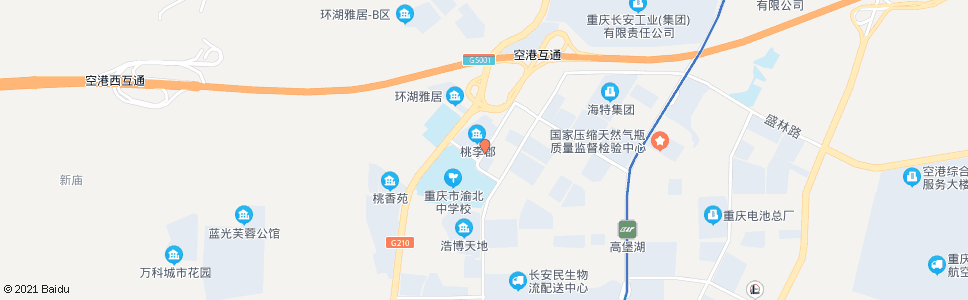 重庆碧湖路渝北中学_公交站地图_重庆公交_妙搜公交查询2024