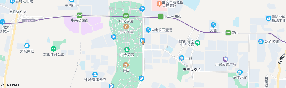 重庆中央公园东路_公交站地图_重庆公交_妙搜公交查询2024