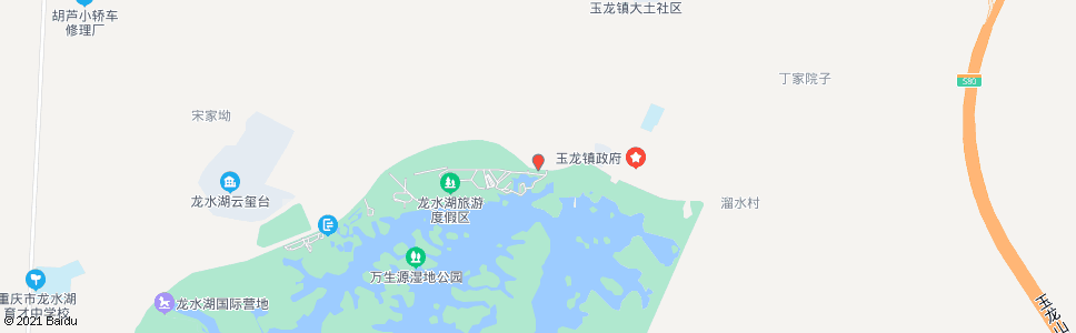 重庆龙水湖大龙湾酒店_公交站地图_重庆公交_妙搜公交查询2024