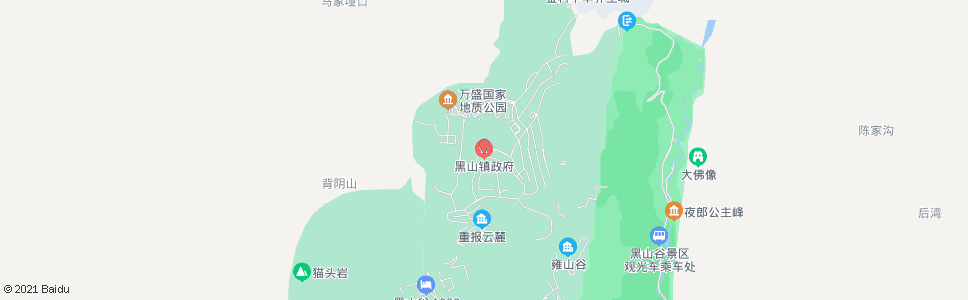 重庆黑山镇_公交站地图_重庆公交_妙搜公交查询2024