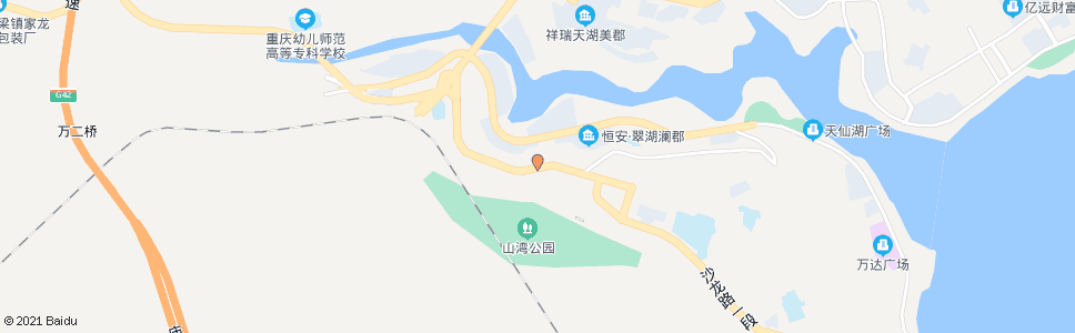 重庆小天鹅_公交站地图_重庆公交_妙搜公交查询2024