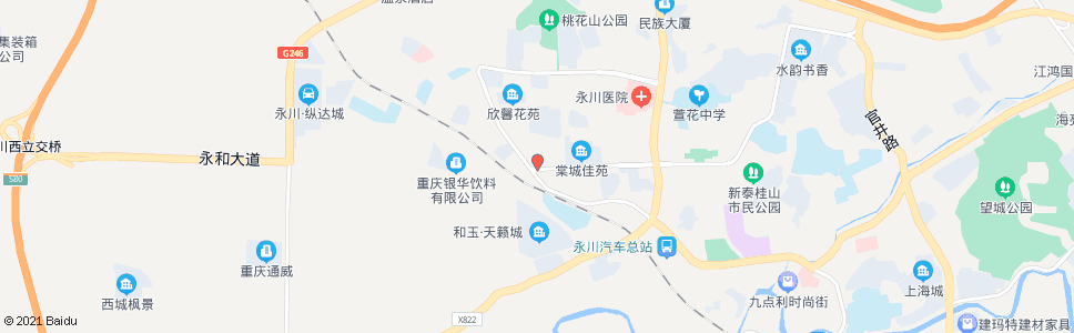 重庆兴盛饭店_公交站地图_重庆公交_妙搜公交查询2024