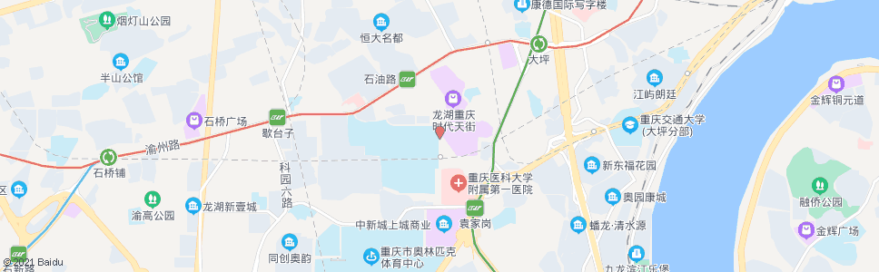 重庆医学院路_公交站地图_重庆公交_妙搜公交查询2024