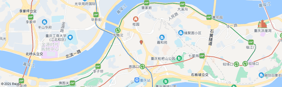 重庆市总工会康复中心_公交站地图_重庆公交_妙搜公交查询2024