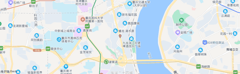 重庆黄杨路立交_公交站地图_重庆公交_妙搜公交查询2024