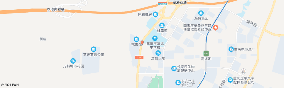 重庆桃源大道北段_公交站地图_重庆公交_妙搜公交查询2024