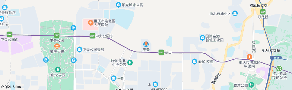 重庆同茂大道天晋站_公交站地图_重庆公交_妙搜公交查询2024
