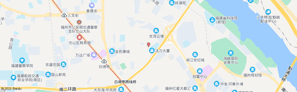 福州仓山科技园(福田公司)_公交站地图_福州公交_妙搜公交查询2024