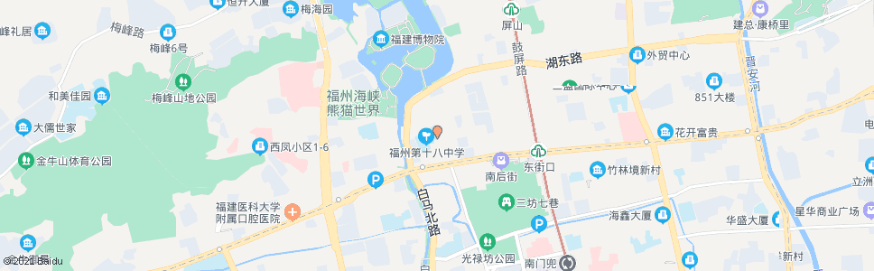 福州通湖路口(福州十八中)_公交站地图_福州公交_妙搜公交查询2024