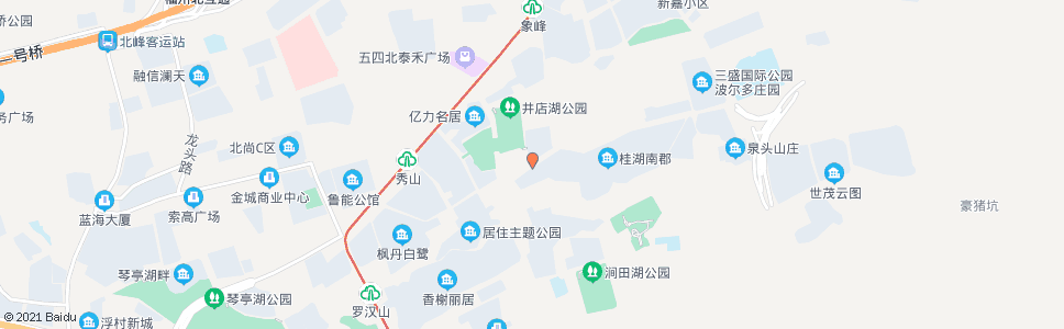 福州山北井店_公交站地图_福州公交_妙搜公交查询2024