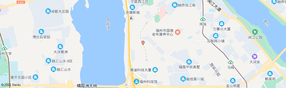 福州金山工业区台江园_公交站地图_福州公交_妙搜公交查询2024