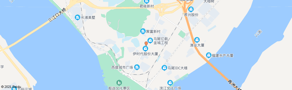 福州沿山市场_公交站地图_福州公交_妙搜公交查询2024