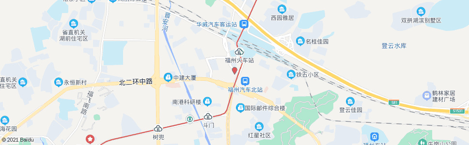 福州豪山大酒店_公交站地图_福州公交_妙搜公交查询2024