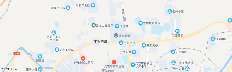 龙岩建发上都_公交站地图_龙岩公交_妙搜公交查询2024