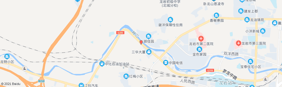 龙岩御佳园_公交站地图_龙岩公交_妙搜公交查询2024