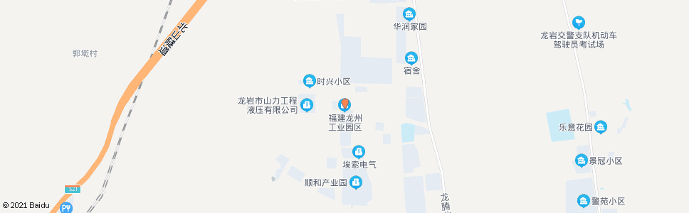 龙岩龙州工业园_公交站地图_龙岩公交_妙搜公交查询2025