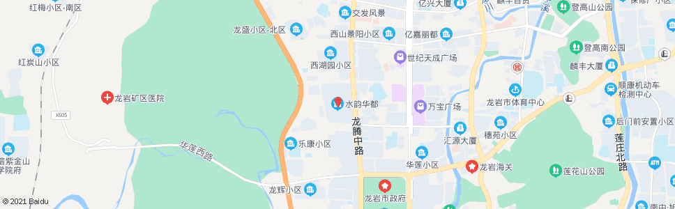 龙岩水韵华都_公交站地图_龙岩公交_妙搜公交查询2024