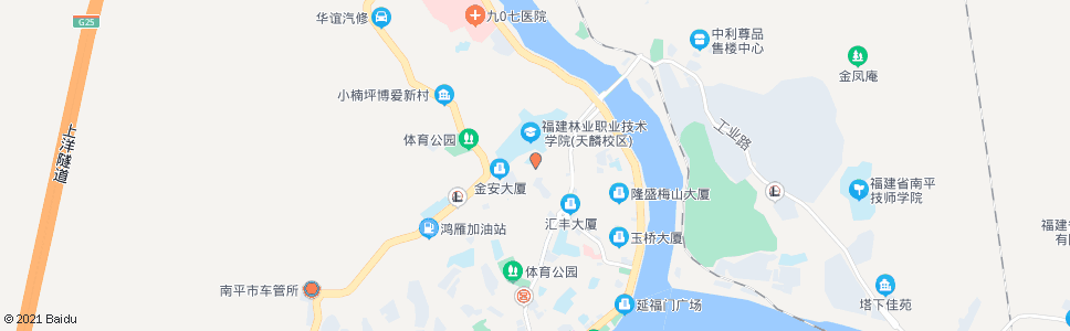 南平金山隧道_公交站地图_南平公交_妙搜公交查询2024