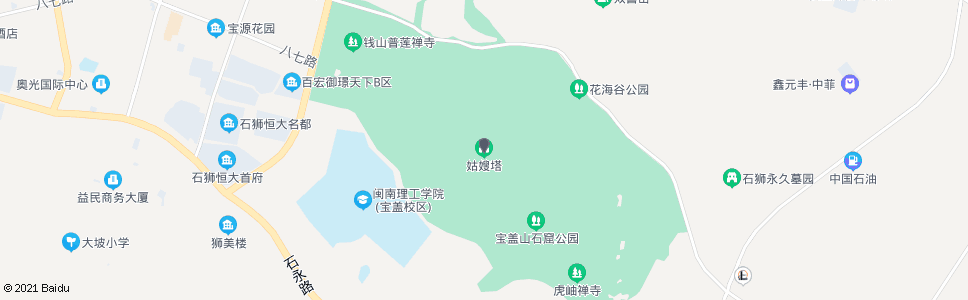 泉州朝天寺路口(宝盖山姑嫂塔路口)_公交站地图_泉州公交_妙搜公交查询2024