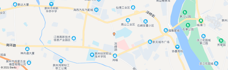 泉州池峰路北段_公交站地图_泉州公交_妙搜公交查询2024