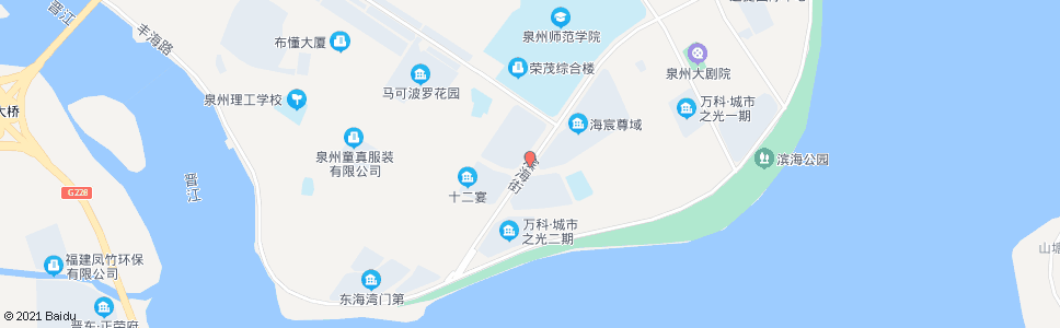 泉州滨海街南段_公交站地图_泉州公交_妙搜公交查询2025