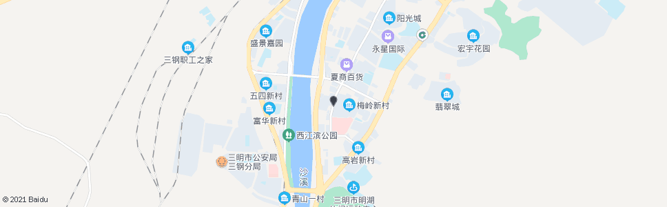 三明梅列市场_公交站地图_三明公交_妙搜公交查询2024