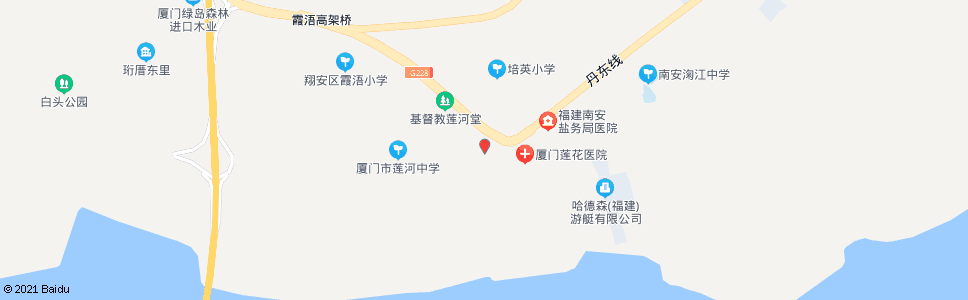 厦门莲河总院_公交站地图_厦门公交_妙搜公交查询2024