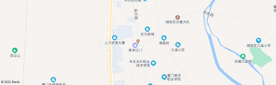 厦门新店_公交站地图_厦门公交_妙搜公交查询2024