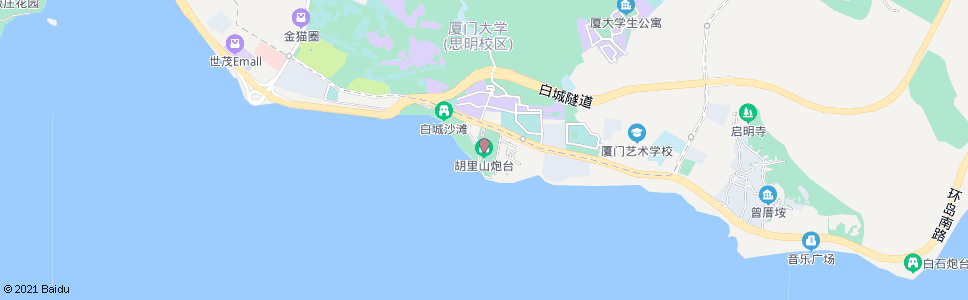 厦门胡里山炮台_公交站地图_厦门公交_妙搜公交查询2025