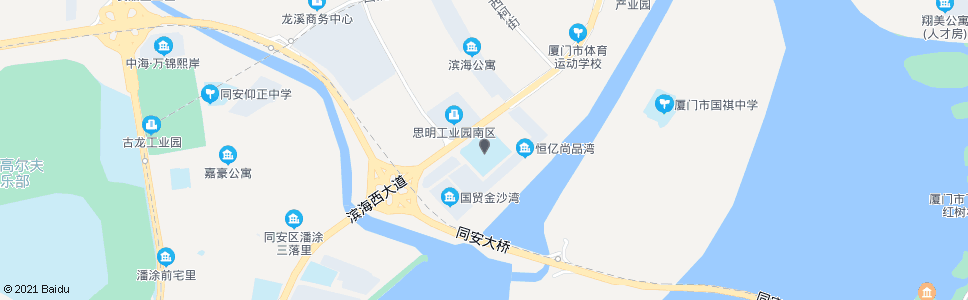 厦门实验中学新校区_公交站地图_厦门公交_妙搜公交查询2024