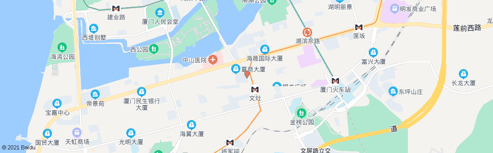 厦门湖滨中路_公交站地图_厦门公交_妙搜公交查询2024