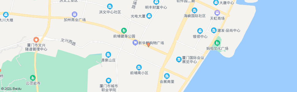 厦门前浦村_公交站地图_厦门公交_妙搜公交查询2025