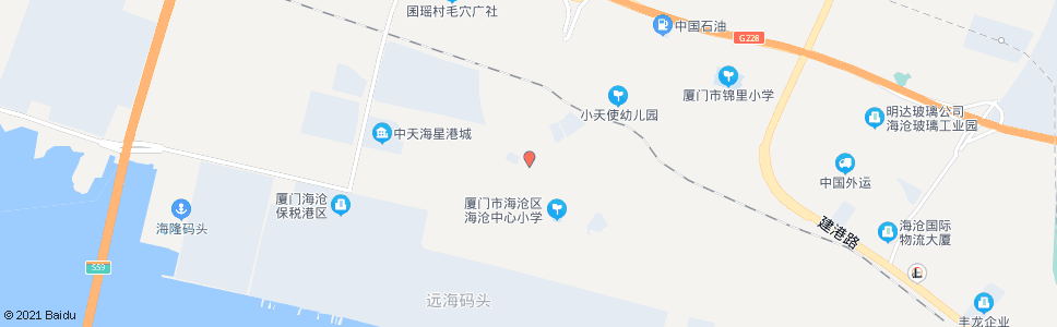 厦门海沧街道_公交站地图_厦门公交_妙搜公交查询2025