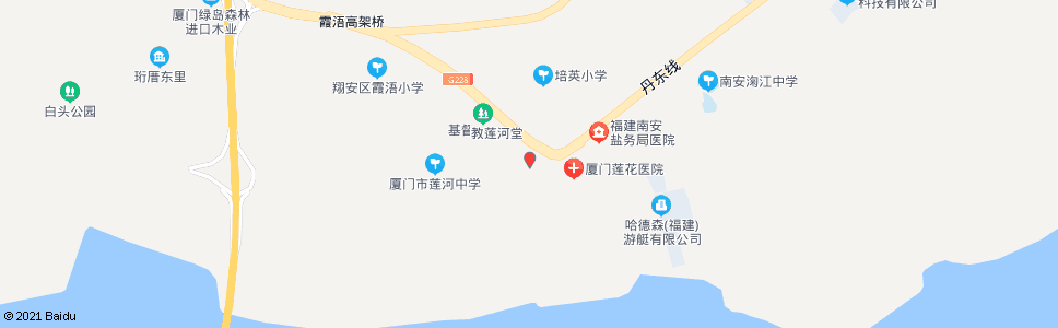 厦门莲河_公交站地图_厦门公交_妙搜公交查询2025