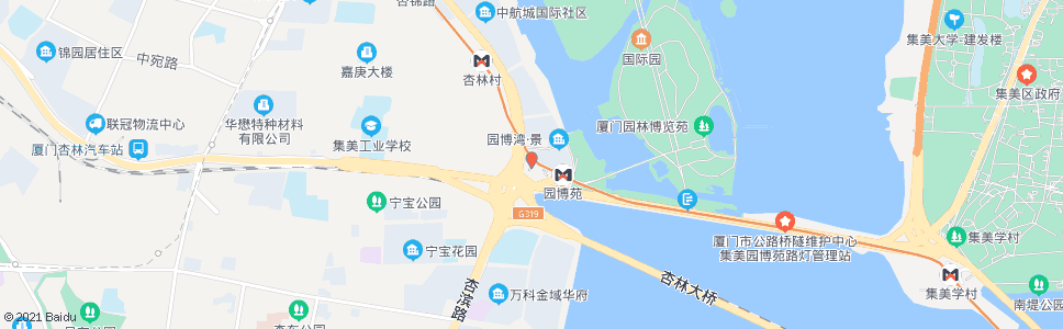 厦门海湾大厦_公交站地图_厦门公交_妙搜公交查询2025