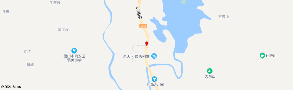 厦门汀溪水库路口_公交站地图_厦门公交_妙搜公交查询2024