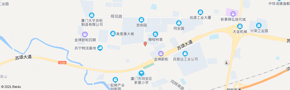 厦门同辉路_公交站地图_厦门公交_妙搜公交查询2025