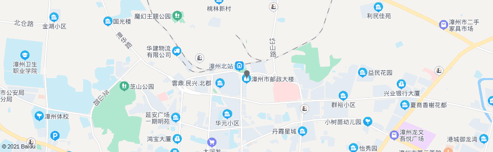 漳州铁路新村_公交站地图_漳州公交_妙搜公交查询2024