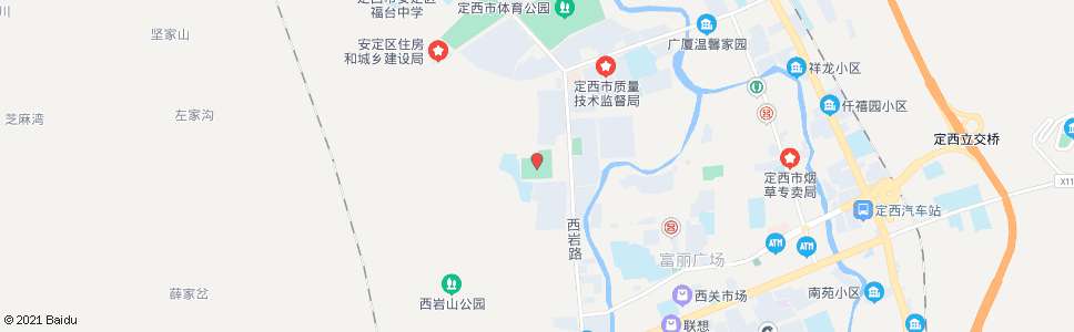 定西公园路中学_公交站地图_定西公交_妙搜公交查询2024