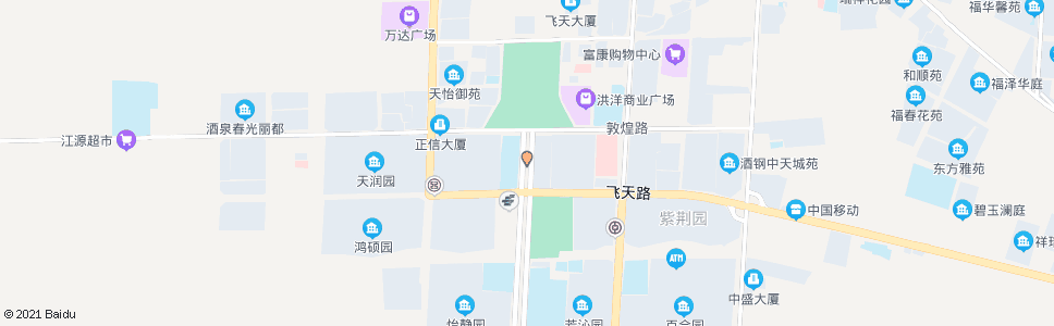 酒泉指挥中心_公交站地图_酒泉公交_妙搜公交查询2025