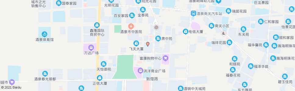 酒泉明珠御园_公交站地图_酒泉公交_妙搜公交查询2025