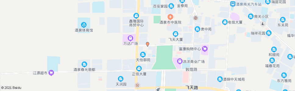 酒泉莫高北路_公交站地图_酒泉公交_妙搜公交查询2025