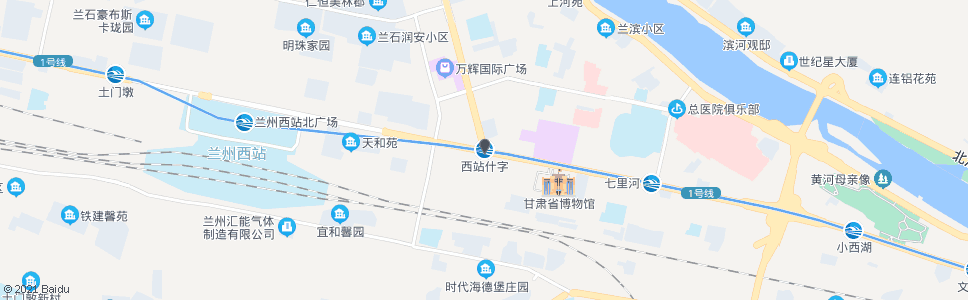 兰州雁园路什字_公交站地图_兰州公交_妙搜公交查询2025