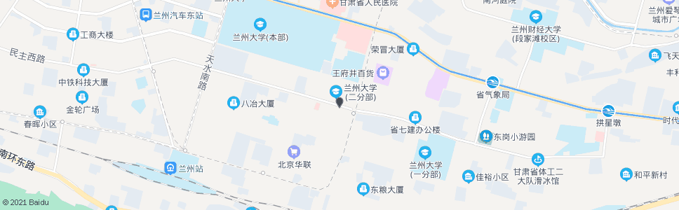 兰州定西路东口_公交站地图_兰州公交_妙搜公交查询2025