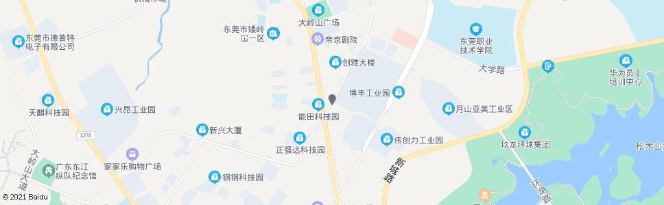 东莞振华路南区路口_公交站地图_东莞公交_妙搜公交查询2024