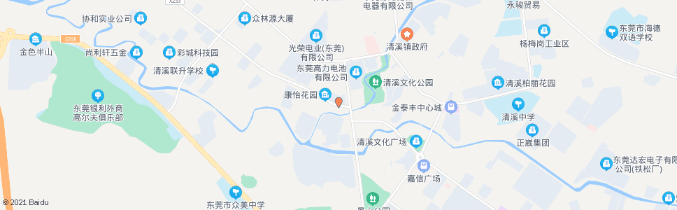 东莞聚富新村_公交站地图_东莞公交_妙搜公交查询2024