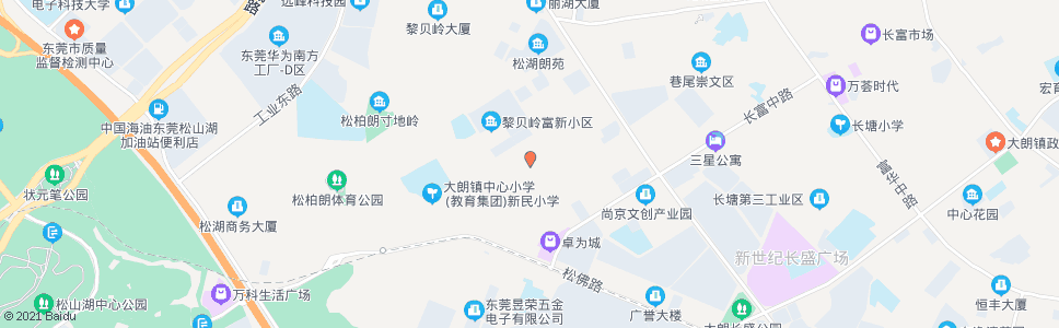 东莞佛新村_公交站地图_东莞公交_妙搜公交查询2024