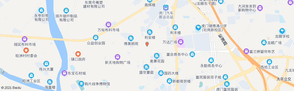 东莞莱茵酒店_公交站地图_东莞公交_妙搜公交查询2024